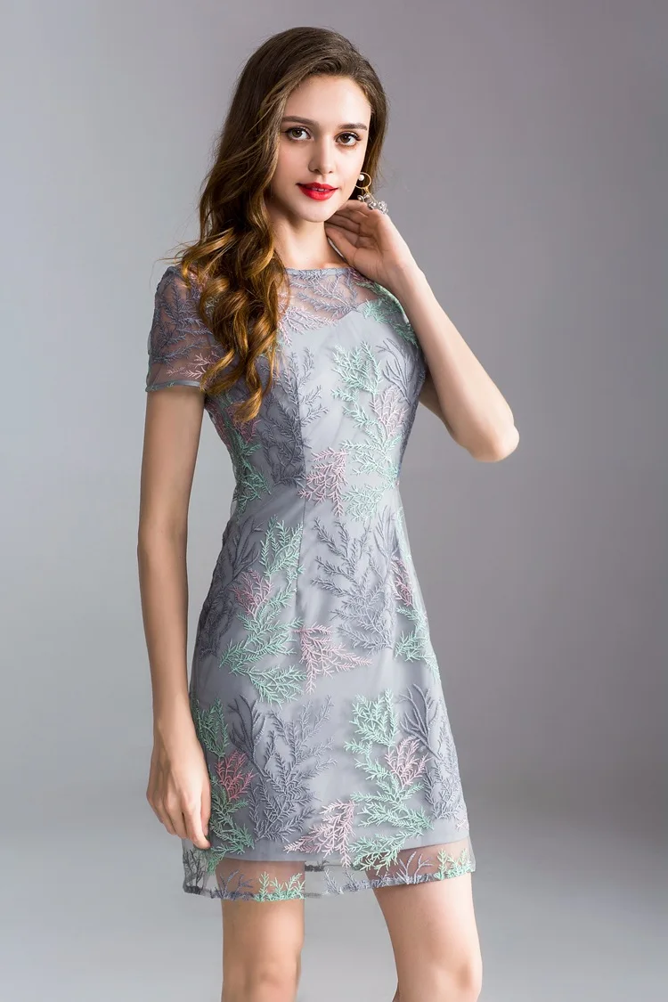 Посылка платья Высокое качество весенние кружевные вечерние платья XXXL модная трендовая женская одежда летнее платье для работы
