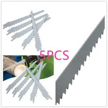 Hojas de sierra recíproca, herramienta manual para cortar madera y Metal, 5 unidades