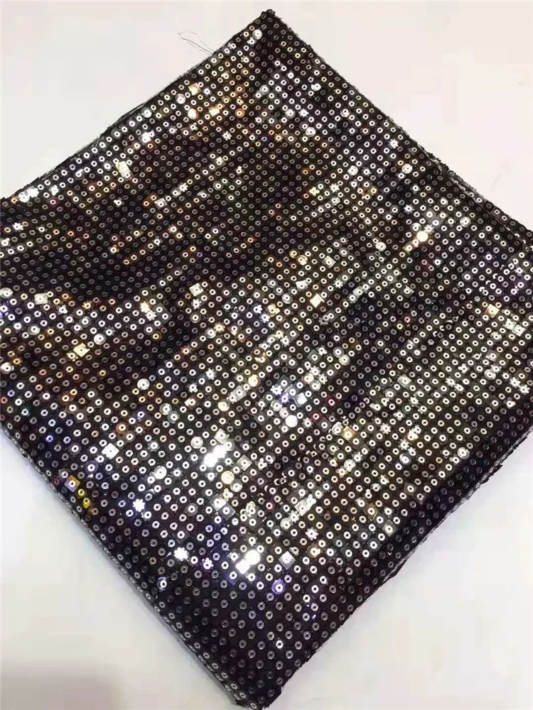 Shiny Symphony, Solid Sequins Embroidered French Mesh Sequins Embroidered African Lace Fabric Sequins are dress skirt fabrics