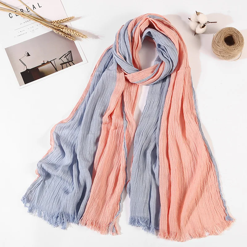 Striped Cotton Linen Scarf Artistic Striped Pleated Scarf Unisex Headscarf New Style Fashion Popular Headcloth Shawl Hijab Shawl Bandanas From Cupwater 17 95 Dhgate Com