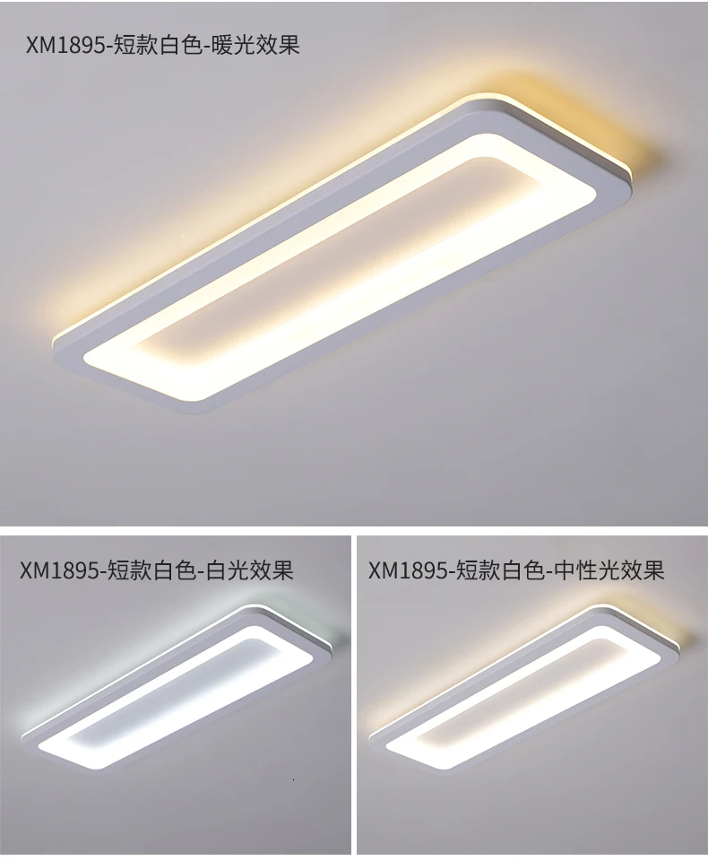 Dragonscence Modern Led Ceiling Lights For Bedroom Kitchen aisle Lights Plexiglass Long Strip Ceiling lamp lighting fixtures
