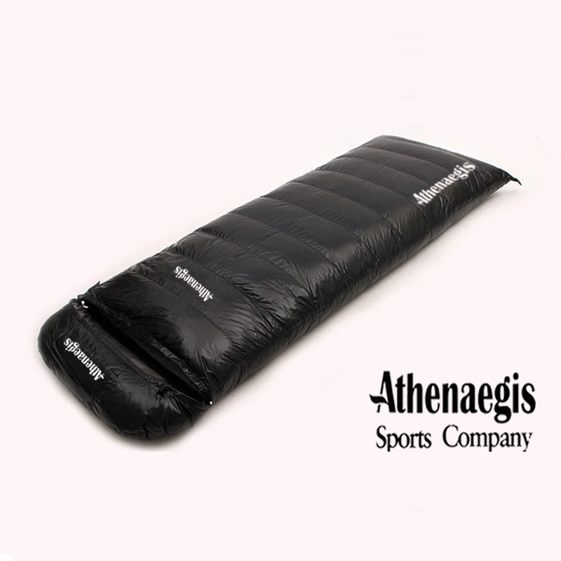 Large Size (200+30)x90CM White Goose Down 1200g/1500g/1800g/2000g Filling Loose Adult Use Down Sleeping Bag