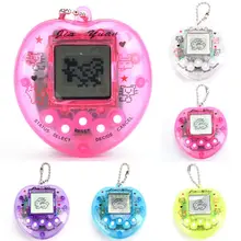 

1PCs Transparent Electronic Pets Tamagotchi Nostalgic Pets In One Virtual Cyber Digital Pet Toys Pixel Funny Play Toys