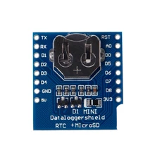 Micro SD Wemos D1 Мини щит регистратора данных+ RTC DS1307 часы для Raspberry 77UB
