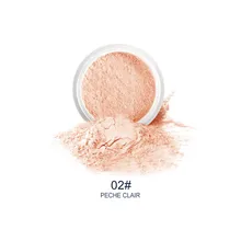 QiBest Пудра рассыпчатая пудра для лица полупрозрачная гладкая основа макияж профессиональный натуральный July29