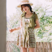 Женский купальный костюм большого размера, купальный костюм с пуш-ап, пляжная одежда, летний сексуальный купальный костюм, купальный костюм на косточках, Пляжное Платье