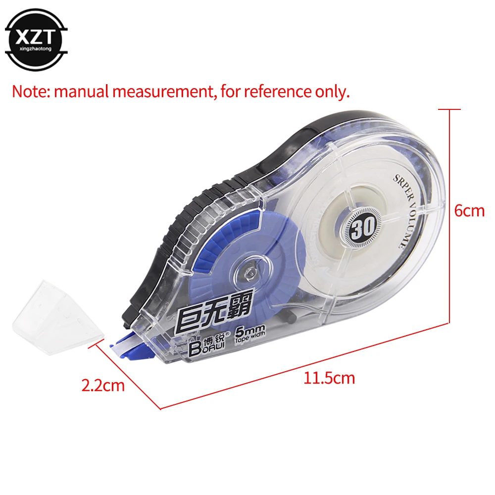 30M Roller Big Capacity White Out Correction Tape Student Error Tape Pen Back Corrector School Office Supplies Stationery correction tape correction belt correction strap