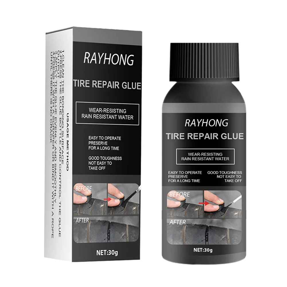 New Black Super Glue Car Rubber Repair Tire Glue 480S Car Adhesives