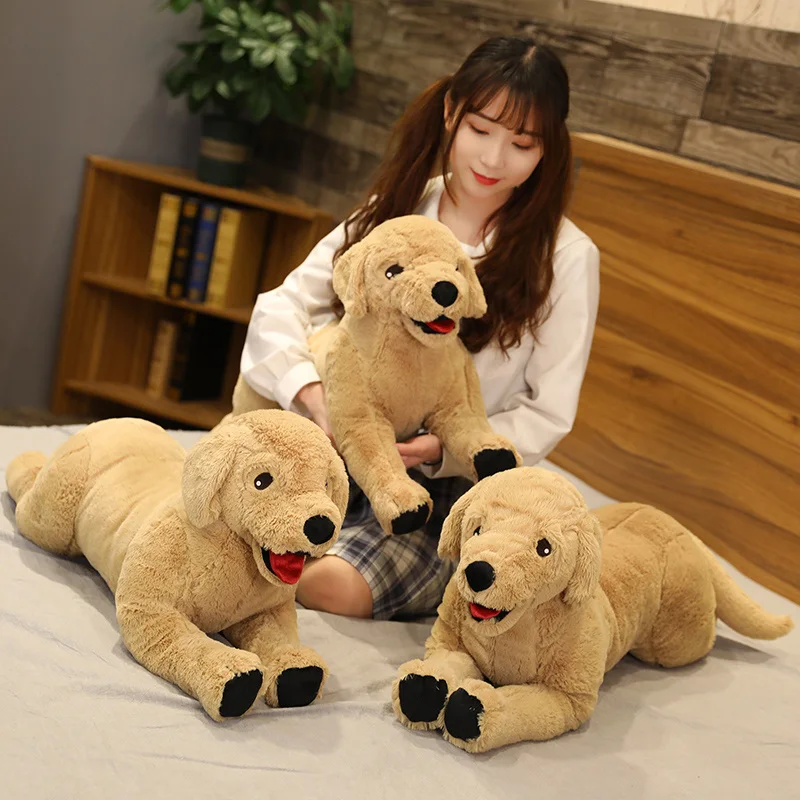Cute Dog Plush Toy Lifelike Labrador Puppy Soft Doll Stuffed