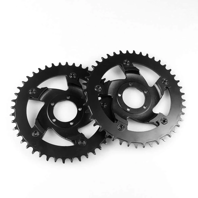 Clearance Chain Wheel and Replacement Chain Guard Adapter 42T Chainring Teeth for Bafang Bbshd Bbs03 Mid Drive Motor 4