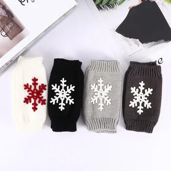 

Mitten Fingerless Knit Twist Warm Soft Fashion Warmer Lady Gloves Knitted Arm Warm Winter Gloves Long Arm Casual Gloves