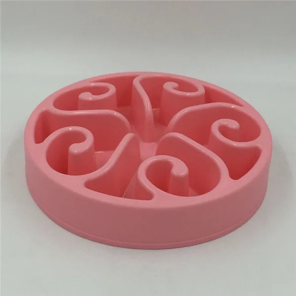 pink Миска для медленной еды, медленная кормушка для собак, банные принадлежности для домашних животных, аксессуары для домашних животных, миска для медленной кормушки для кошек, домашних животных, медленная кормушка для собак - Цвет: pink