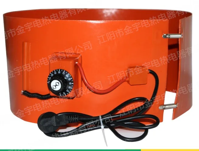 오일 탱크 히터 밴드, 200L, 100L, 3000W, 2000W, 220V, 오일 드럼 난방 테이프, 페일 캔 난방 재킷, 실리콘 고무 난방 벨트