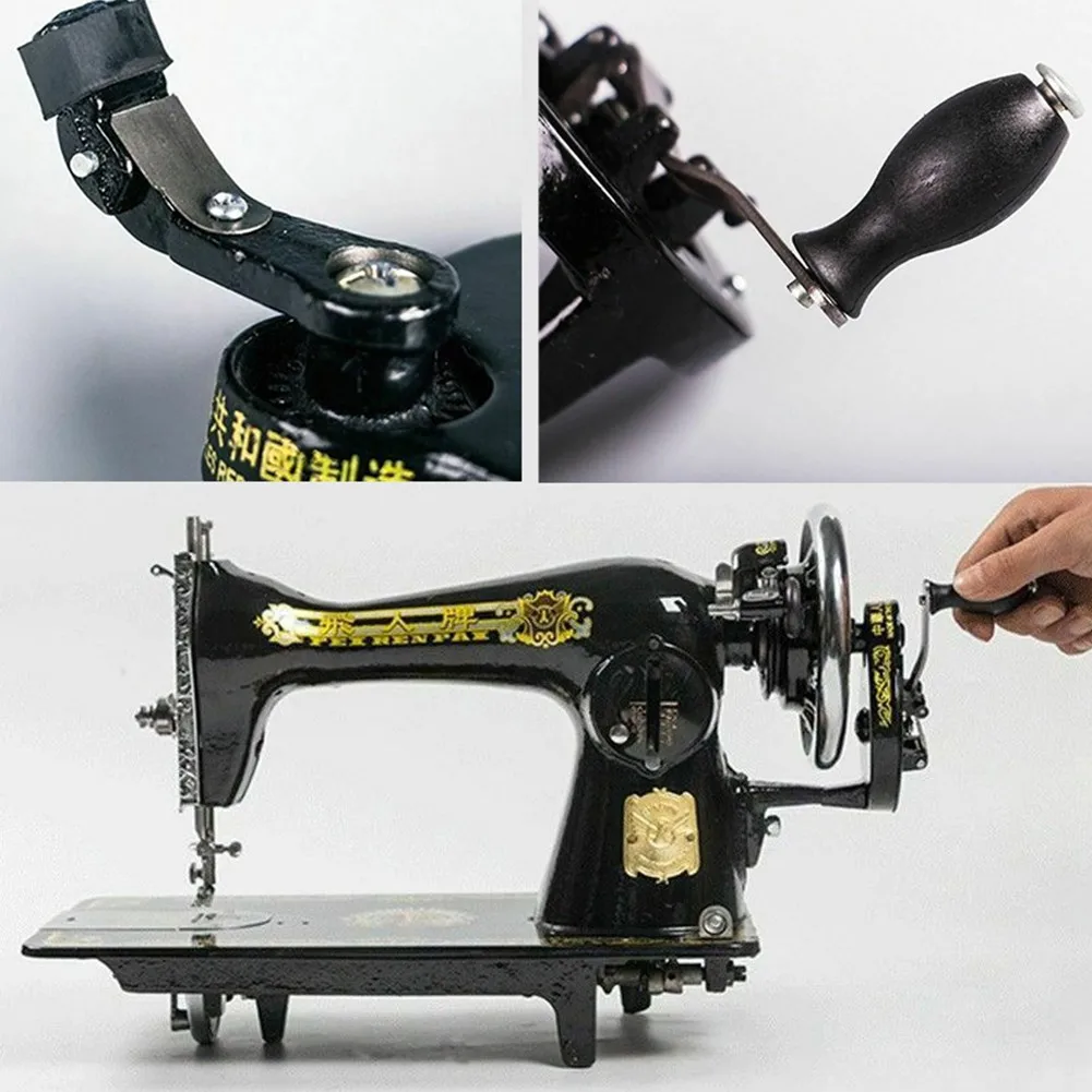 Tools Sewing & Needlecraft Singer Gold Hand Crank & Spoke Wheel For