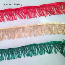 5 ярдов 4 см бисерная бахрома обрезанная лента швейная отделочная кисточка латинские платья Вечерние Выпускные платья аксессуары для одежды