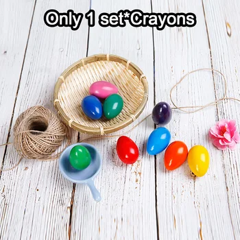 

Drawing Paint Children Kids Toddlers Round Educational Egg Shape Stackable Washable Finger Non Toxic Crayons Grip