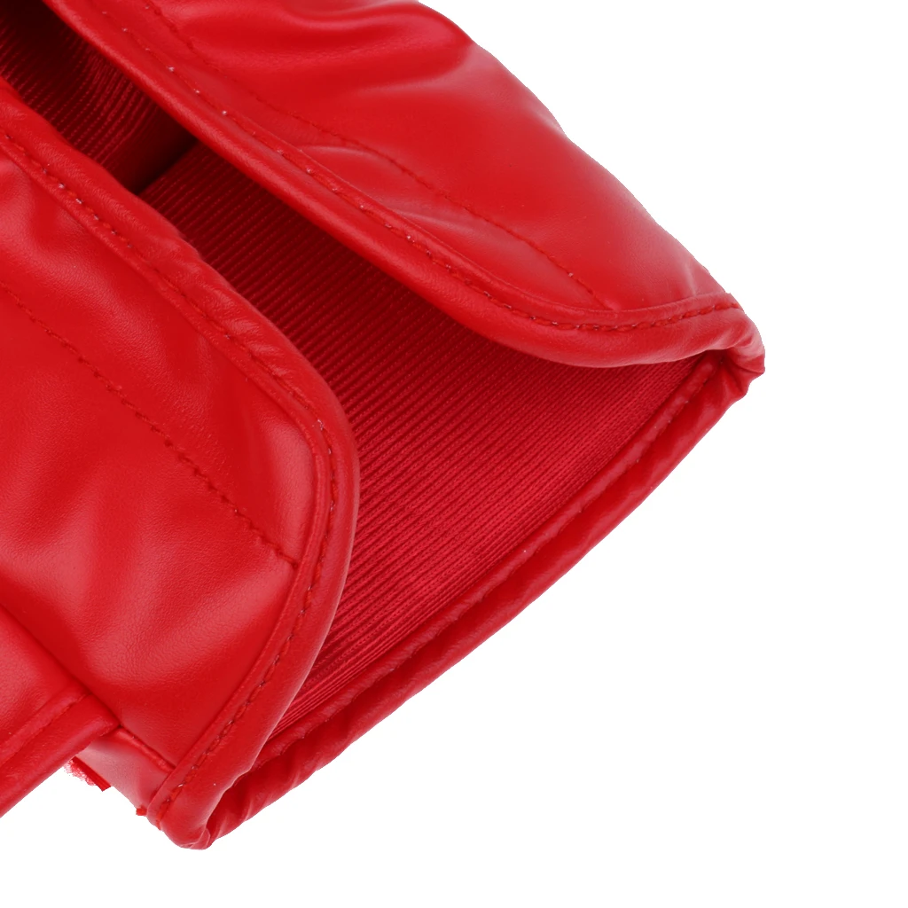 1 Pair PU Leather Boxing Gloves MMA Muay Thai Punching Bag Training