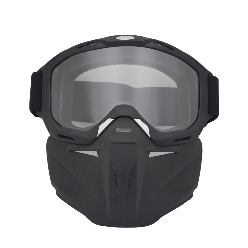 Новые мотоциклетные очки, лыжные очки, защитные очки для велоспорта, шлем, маска для мужчин и женщин, анти-УФ - Цвет: clear