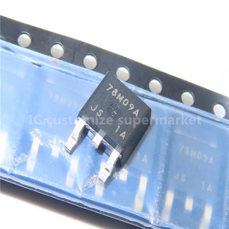 

10PCS/LOT NWE 78M09A KA78M09A TO-252 9V 0.5A SMD Transistor