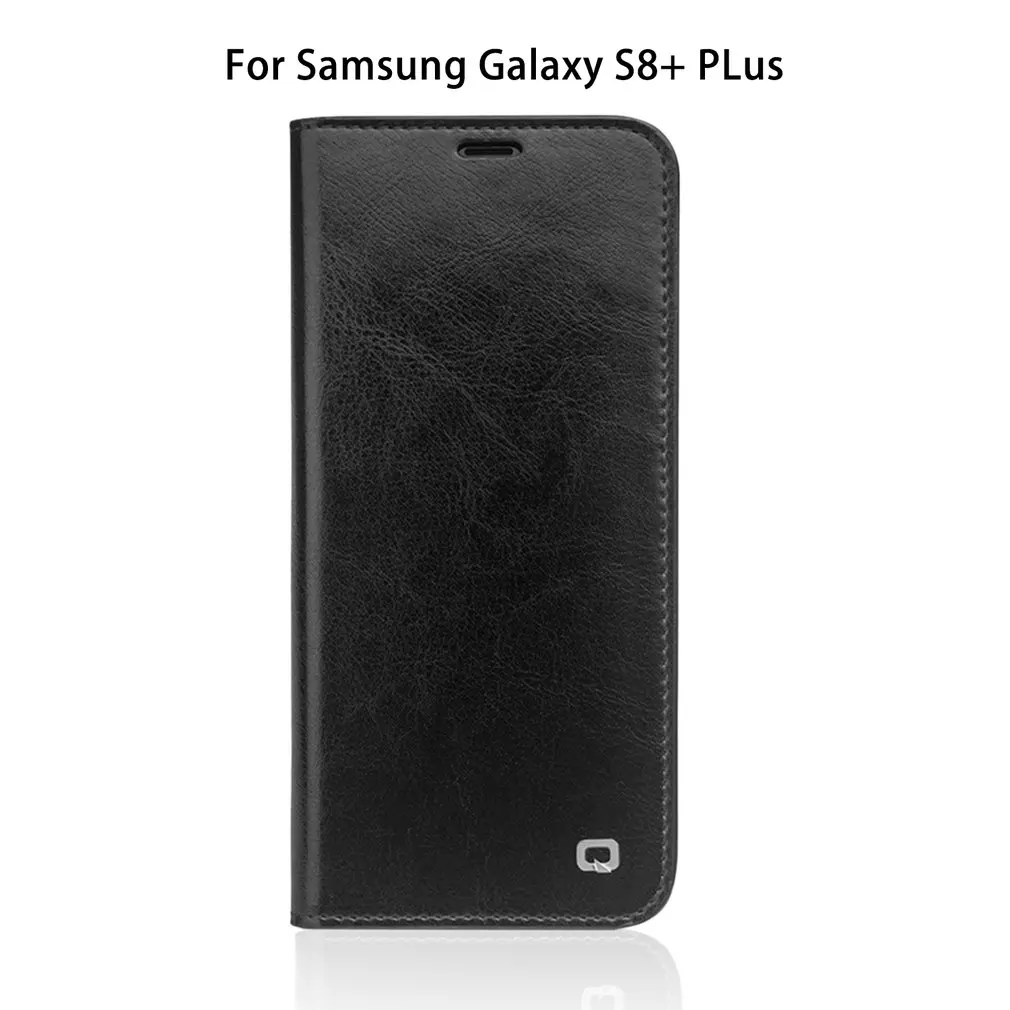 

Genuine Leather Phone Cover Case Scratch-resistant Flip Cover Business Protective Cover For Samsung Galaxy S8 S8+ S7 S7Edge