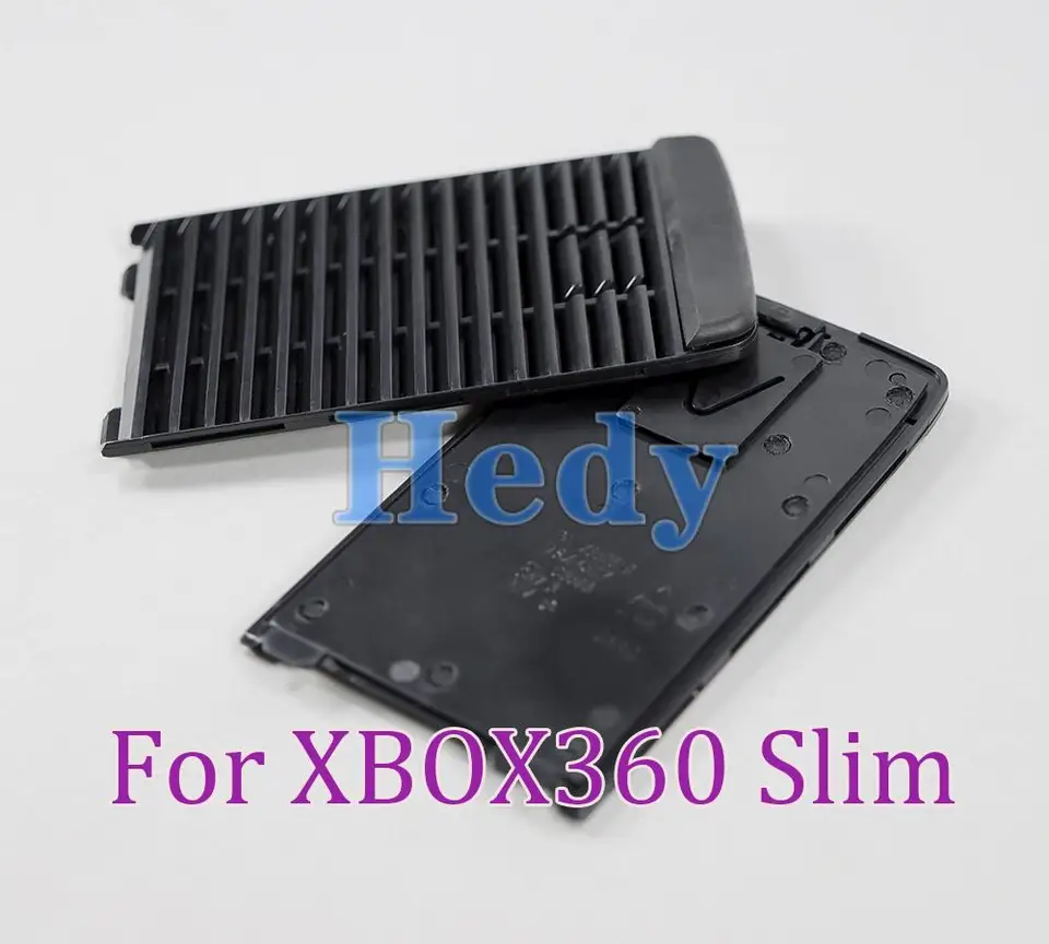 Festplattenabdeckung Für Xbox 360 Slim - Schwarzes Ersatzgehäuse Aus Kunststoff