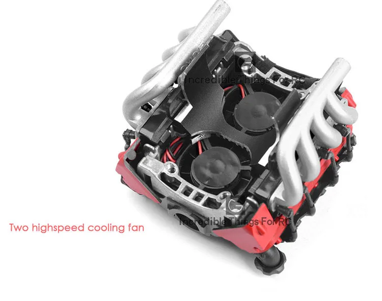 Классический V8 LS7 имитация двигателя вентилятор Радиатор для 1/10 RC Гусеничный автомобиль Traxxas TRX4 TRX6 G500 SCX10 Rc4wd D90 VS4 обновление
