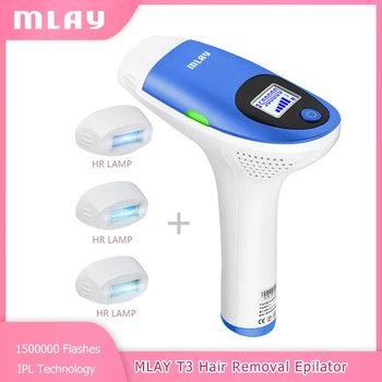 

MLAY T3 IPL Laser Epilator Laser Hair Removal Device with 500000 shots home use photo depilador for women laser hair removal