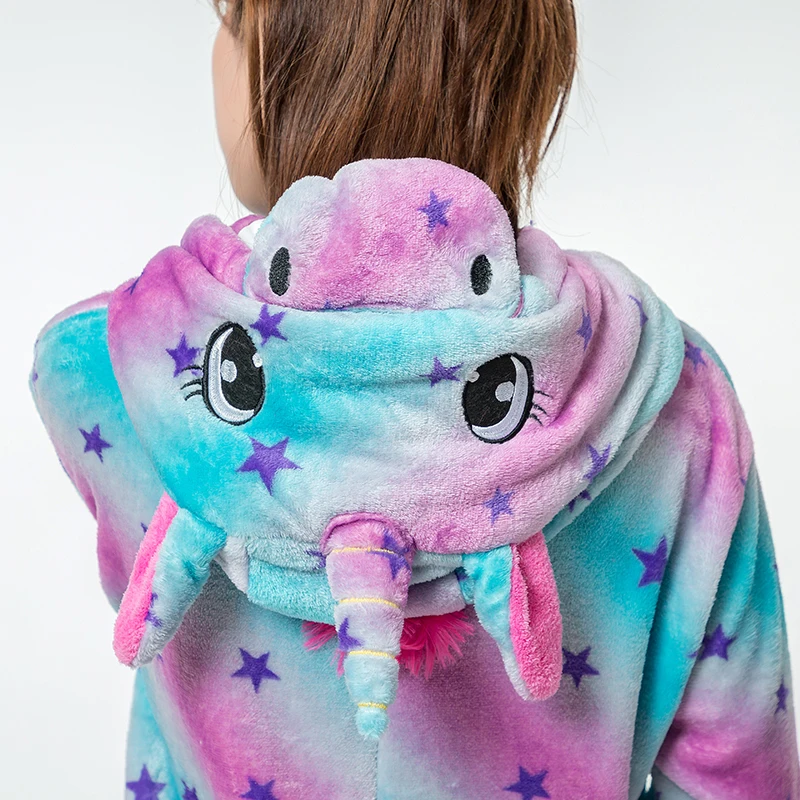 кигуруми Sullivan Onesie/тапочки для женщин и мужчин пижамы с рисунками животных