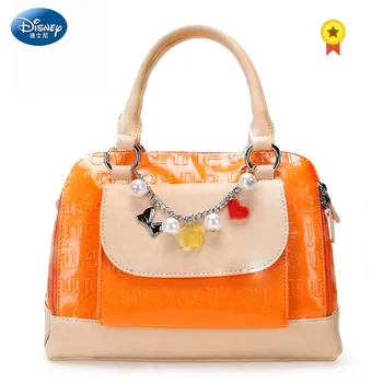 

Disney Cartoon Handbag Ladies Messenger Bag Shoulder PU Female Fashion Handbag Minnie Shopping Bag Gift Phone Waterproof Travel