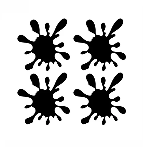 Car Stickers Vernice Macchia Divertente Paint Stain Motorcycles Auto Decoration PVC Stickers Vinyl Decal G99F