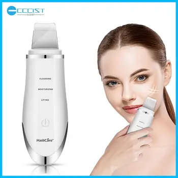

CCCIST Ultrasonic Skin Scrubber Deep Cleaning Face Scrubber Vibrating Facial Cleansing Skin Spatula Peeling Beauty Instrument
