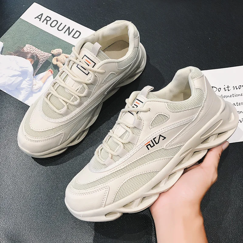 

FANPAO 2019 Official Original Men boys Cozy Running Exercise Shoes Mesh Knit Springblade Sneakers Yeezys Air Boost 700 V2 Shoes