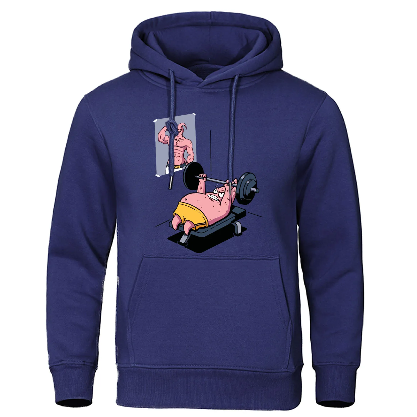 Новинка 2019 модные толстовки для мужчин Majin Buu свитшоты с капюшоном фитнеса