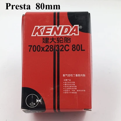 2 шт. KENDA внутренняя шина для велосипеда 700C 23C 25C 35C 45C камера Schrader Presta клапан внутренняя трубка для горного велосипеда трубы шины ШАМБРЕ воздуха - Цвет: 7002832FV80