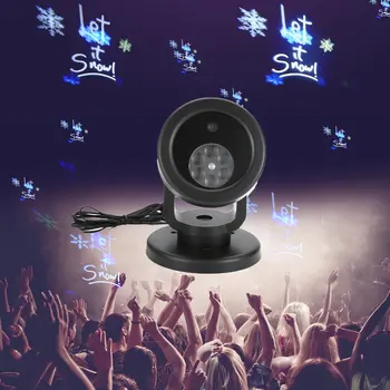

Waterproof Christmas Snow Laser Snowflake Projector LED Stage Light Party Lights Garden Lamp Outdoor LED Fairy Light Projection