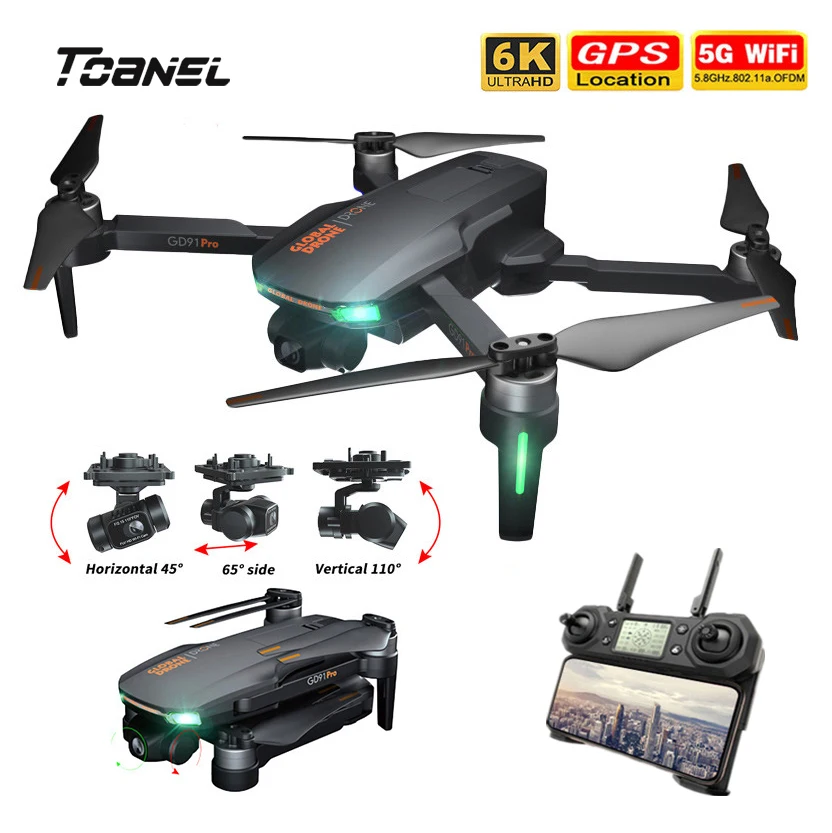 M1 GPS Drone Quadcopter With 4K HD Camera Live Video 1.6KM Control Distance Flight 30 Minutes GPS System Supports TF Card camera quadcopter drone with camera and remote control