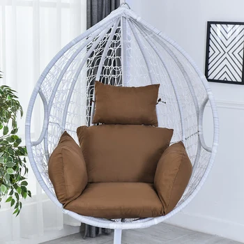 

Hanging Basket Chair Cushion Swing Seat Removable Thicken Egg Hammock Cradle Cushion Outdoor Back Cushion XH8Z