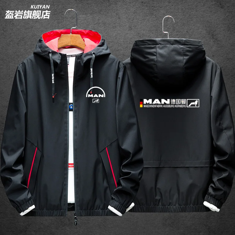 MAN Truck Logo Hoodie Printed Jacket 