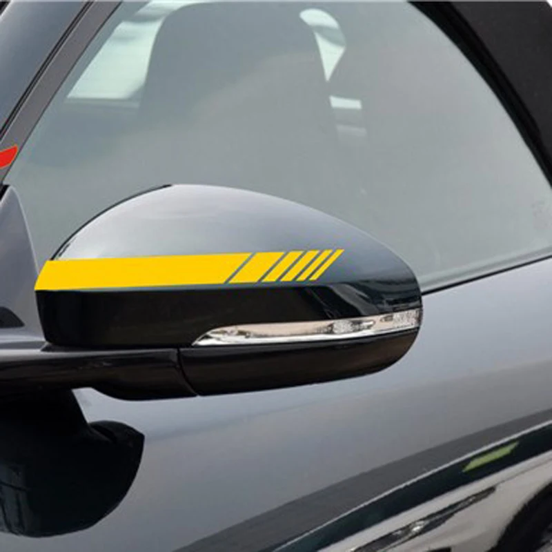 

2pcs rearview mirror sticker car shape for Chery Tiggo Fulwin A1 A3 QQ E3 E5 G5 V5/EMGRAND EC7 EC7-RV EC8