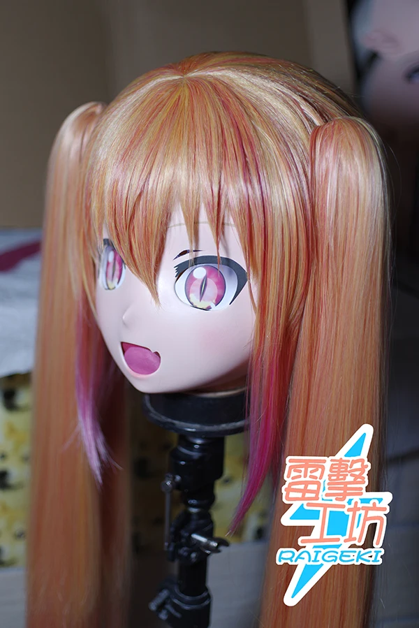 RAIGEKI MAKS 106) Силиконовая маска на голову Хеллоуин арбалет BJD кукла кигуруми аниме косплей маска