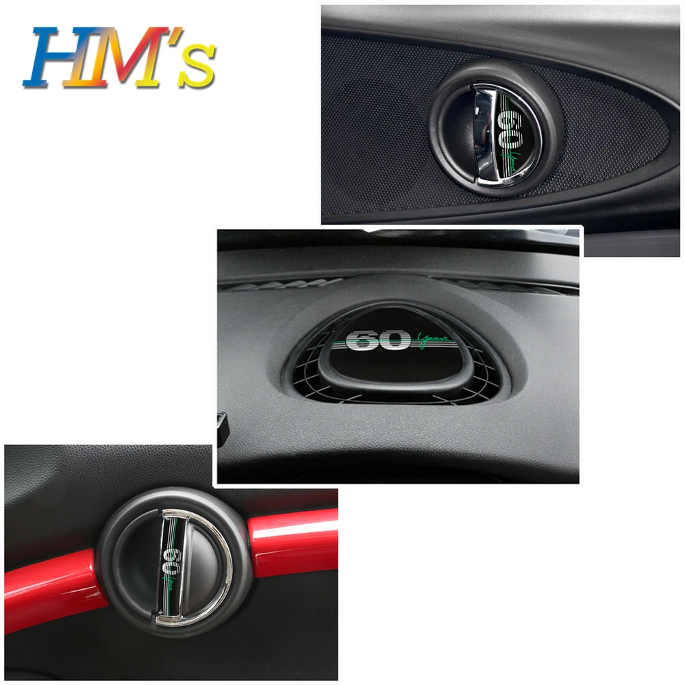 Для Mini Cooper F56 приборная панель A/C вентиляционная наклейка на розетку для Mini Cooper F54 автомобильные аксессуары наклейки для Mini Cooper F56 F55 F57 F60