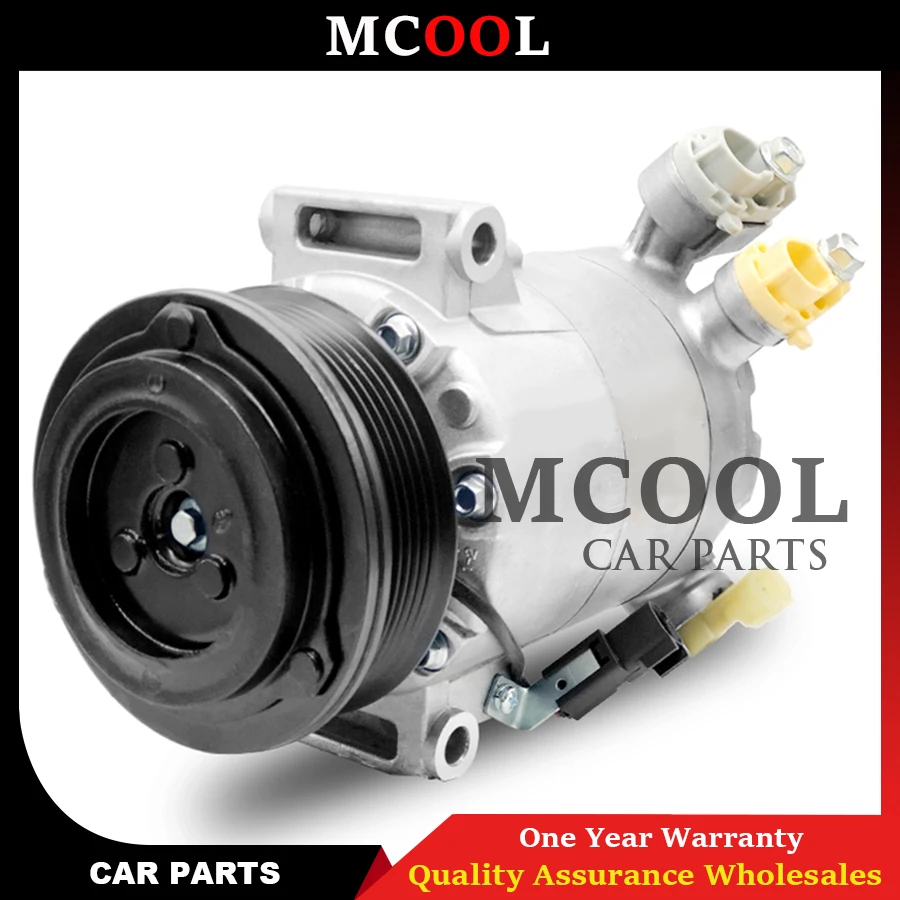 

For Air Conditioning Compressor Auto AC Compressor 6PK 12V for Ford Focus Mk3 1.0T 2011-2017 VS-16 95MM