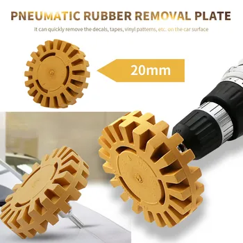 

Polishing Wheel Decal Remover Shank Rubber Eraser Wheel Quick Polishing Removal Tool For Car Stickers And Decals 20mm / 26mm