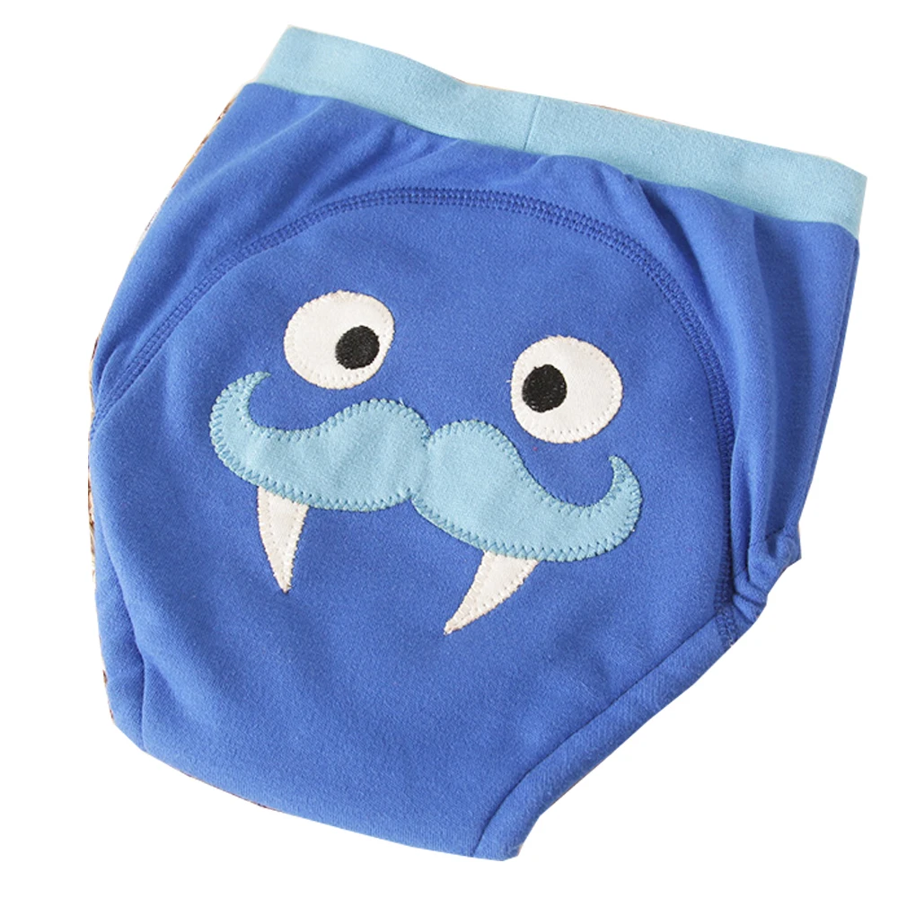 Reusable Cloth Diapers 4Layers Baby Cotton Training Pants Mermaid Baby Nappies for Girls Boys Cotton Panties Toddler Underwear