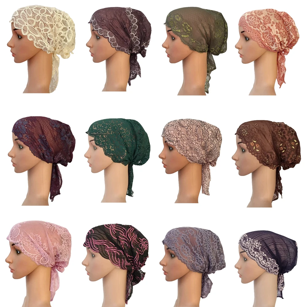 Leisun Fashion Women Print India Hat Muslim Ruffle Cancer Turban Headband Chemo Cap Cotton Soft Sleep Beanie 