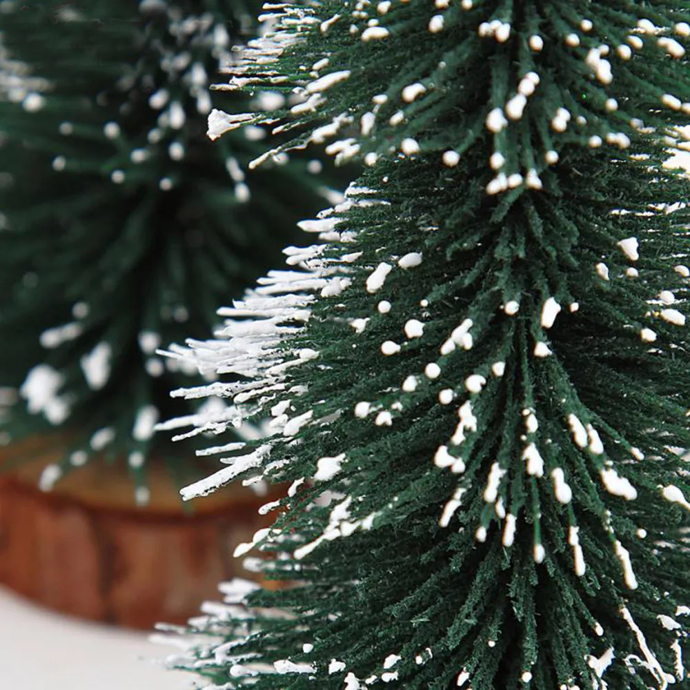 Ozdoby Choinkowe Войлок Рождественская елка Navidad Kerstdorp мини-елка палочка белый кедр Настольный маленькое Рождественское дерево#37
