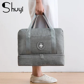 

Luggage Dry Wet Separation Storage Bag Luggage Organizer Packing Travel Duffle with Shoes Bag Mesh Bag Cosmetic Bag Organiser