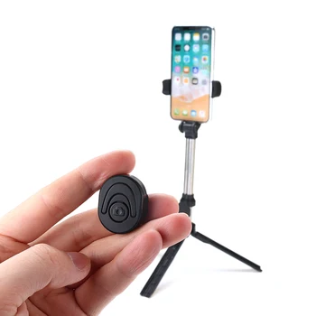 

3 in 1 Wireless bluetooth Selfie Stick Extendable Handheld Monopod Foldable Tripod with Remote Control For iOS/Android Phones