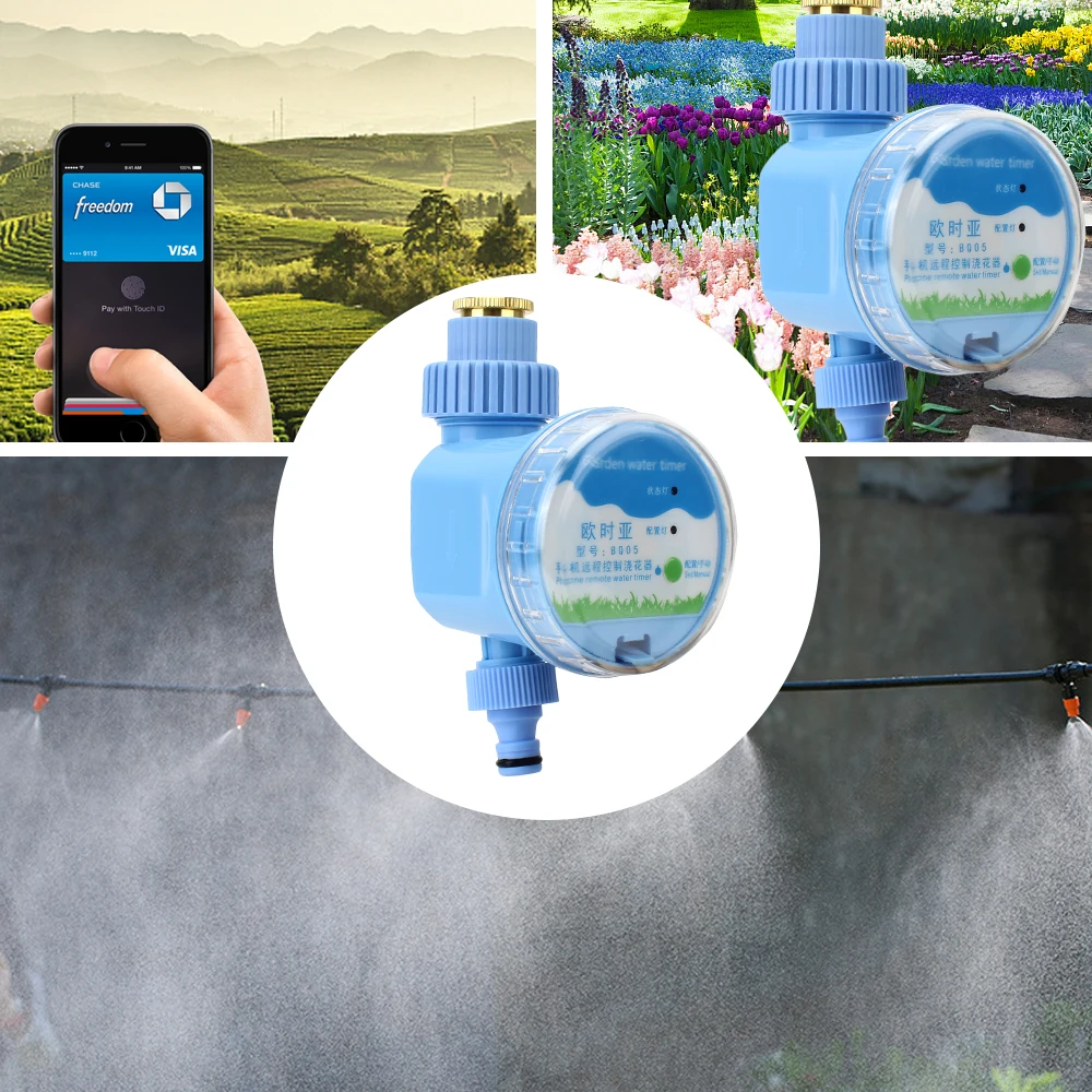 Electronic Irrigation Timer Smart Garden Water Timer Irrigation System Wifi Sprinkler System Controller App Remote Control