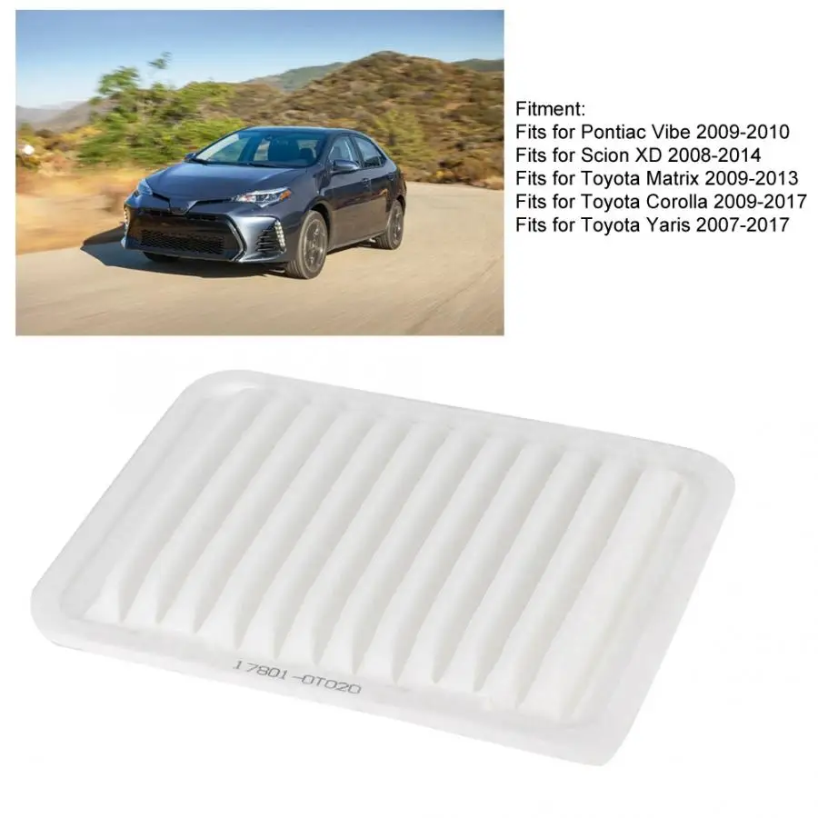 Hava filtresi Авто воздушный фильтр подходит для Toyota Matrix 2009-2013 17801-0T020 запасная часть filtre a Air voiture